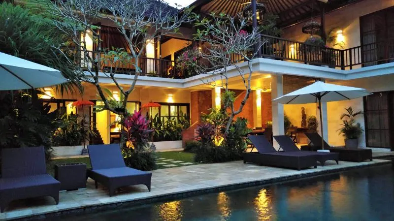 Villa Saraswati Ubud - 5BR Balinese Elegance with Pool and Temple Views - Image 1
