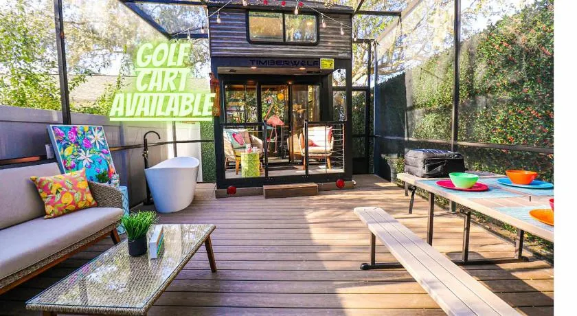 FunTropicalTinyHomeGolfCartLake - Image 1