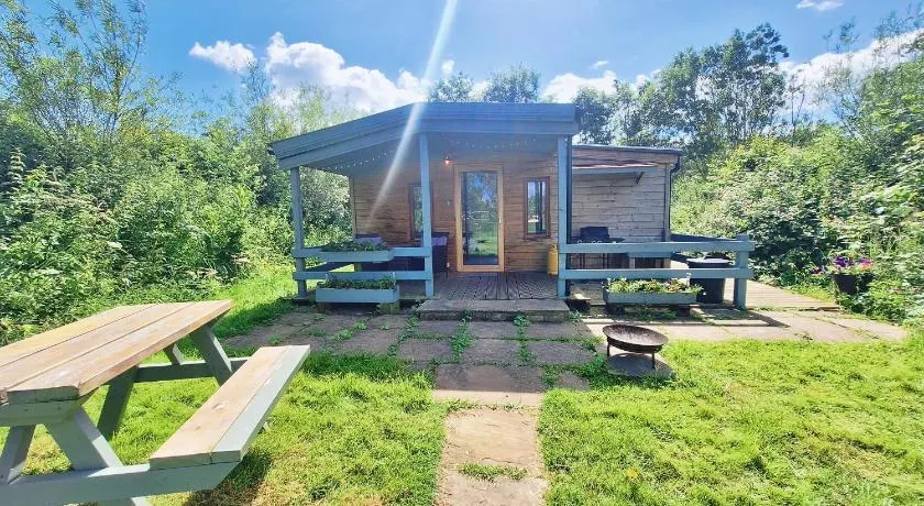 Beautiful Wooden tiny house, Glamping cabin with hot tub 3 - Image 1