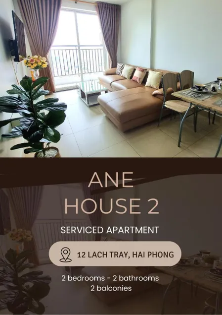 AnE House 2 - Spacious 2BR Apartment 69m2 - SHP Plaza - Hai Phong City Center - Image 1