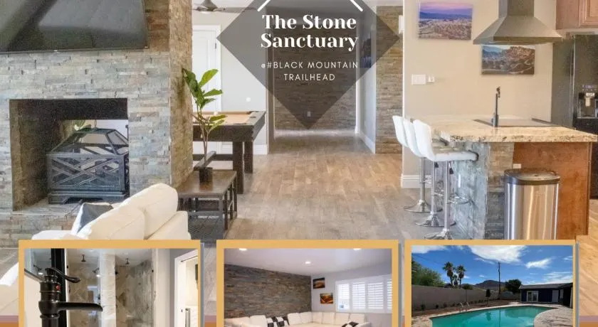 Lux Private Home - Pool, Billiards, 8 Smart TVs, Board Games, Cotton Bedding - The Stone Sanctuary at McCullough Hills Trailhead - Image 1