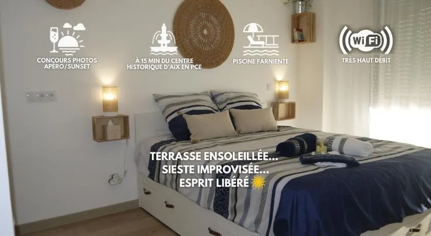 Le Patio Phocéen Studio avec Terrasse et Piscine près d Aix en Provence - Image 1