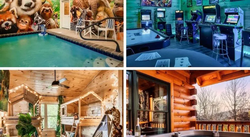 Fun Safari Surprise 4 Kids! Heated Pool! Arcade! Close to Attractions - Image 1