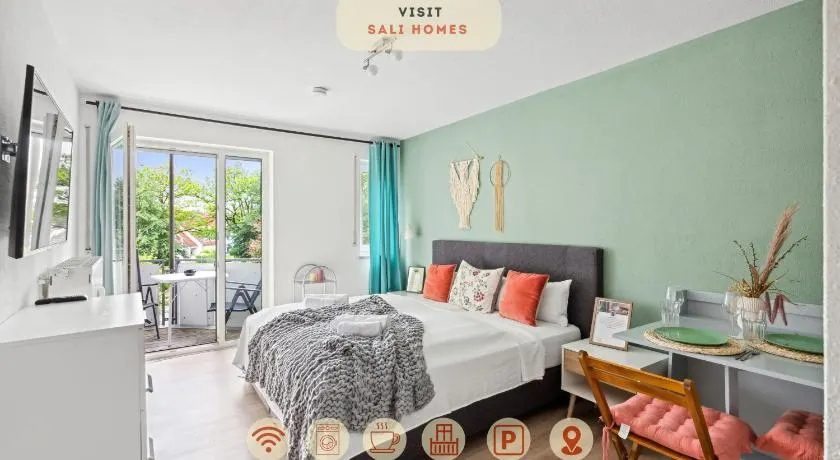 Salí Homes - LM1 cozy studio in Bayreuth with ideal access to A9 - Image 1