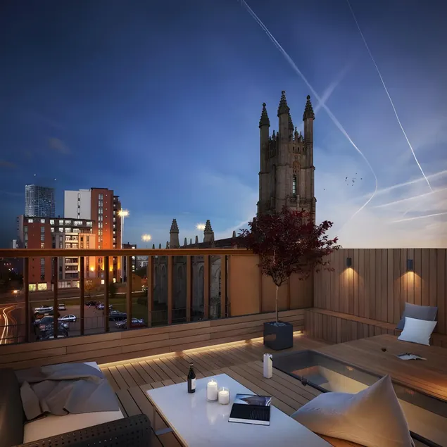 Stylish Duplex Apartment in Central Manchester - Image 1