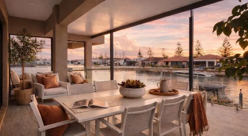 Aztec Island Luxury Canal Retreat with Jetty - Image 1