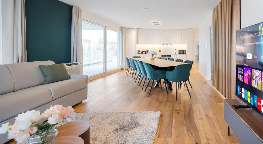 Visionary Hospitality Rothenburg, Lucerne - Premium Apartments with Free Parking, Washer, Kitchen, Terrace, Bus Stop, 15' City - Image 1
