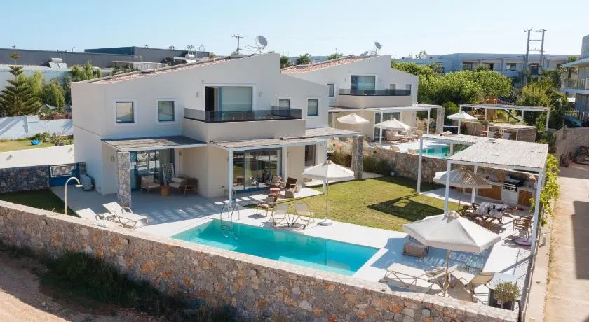 Pelagia's Loft Villas Haroupi & Rodi with Private Heated Pools, 5 Walking Distance to the Beach - Image 1