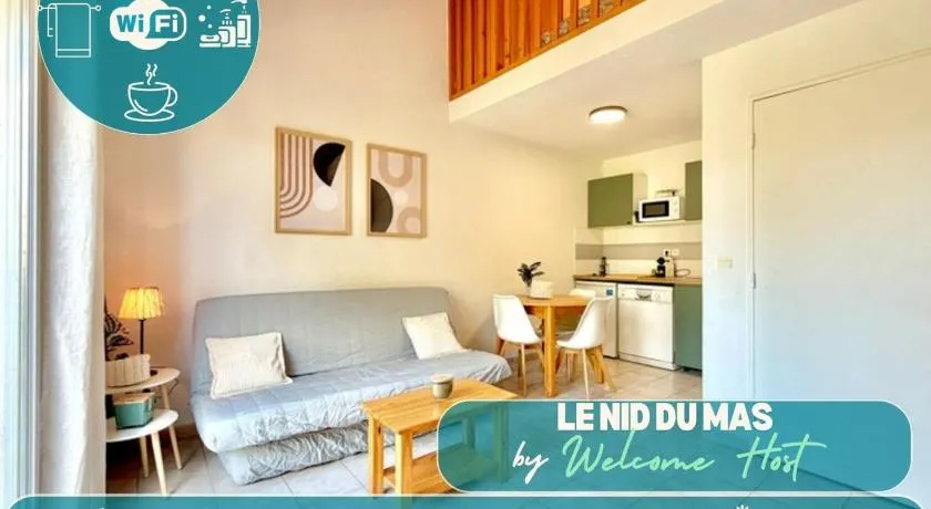 Le Nid du Mas, 2 Pers Piscine à Calvisson - Image 1