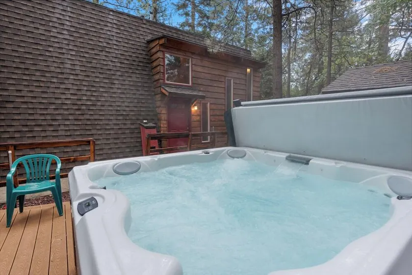 Zen Den - Beautiful A-frame cabin with classic brick wood burning fireplace and a hot tub - Image 1