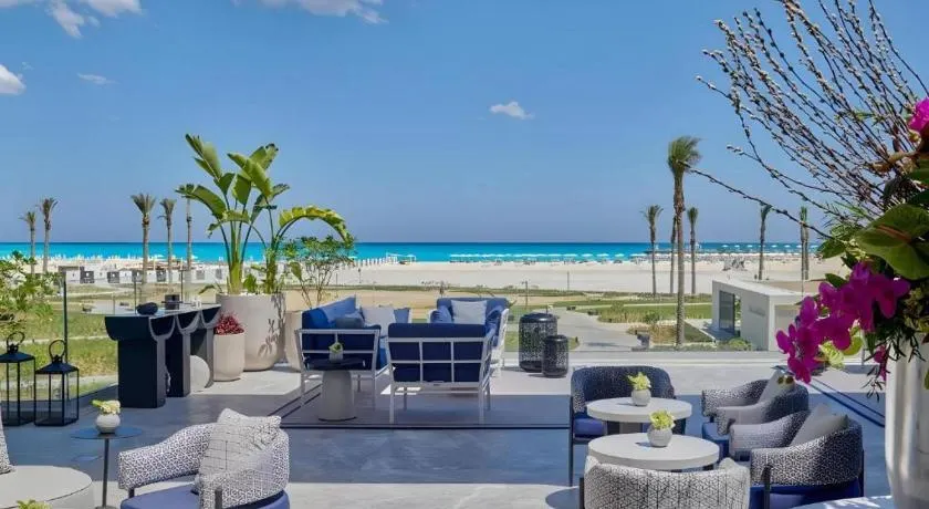 اوتيل العنوان ادريس بيتش هوتيل مراسى الساحل الشمالى العلمين ستوديو sea view Address Beach Resort Marassi marina El Alamein north coast studio - Image 1