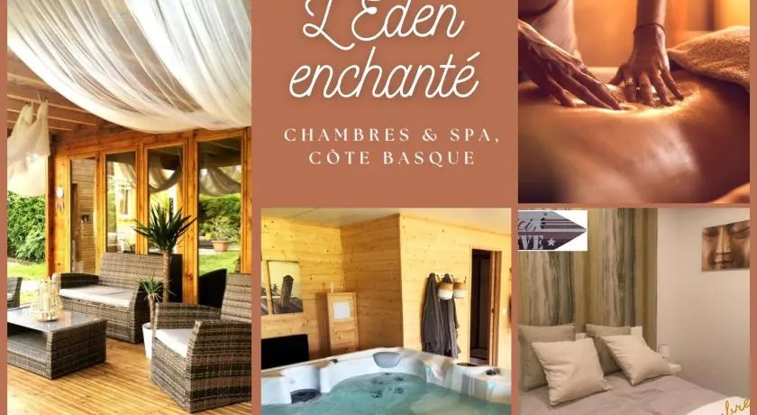 "L Eden enchanté" Chambres d'hôtes et Bulle d'Eden Spa Massages Boucau Côte Basque - Image 1