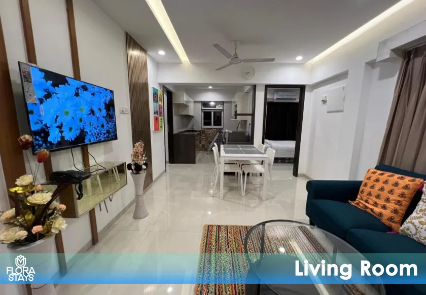 2BR Mumbai theme service apartment for staycation by FLORA STAYS - Image 1