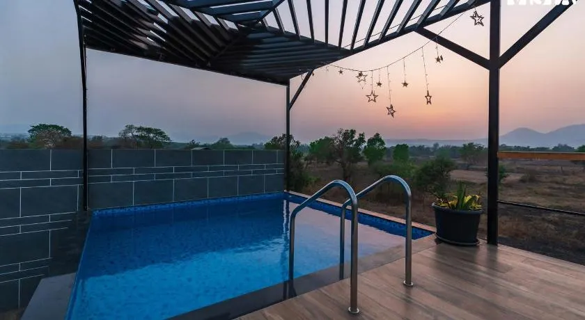 Two Villa by StayVista with Infinity Pool, Farm & Mountain Views, Modern Interiors - Image 1