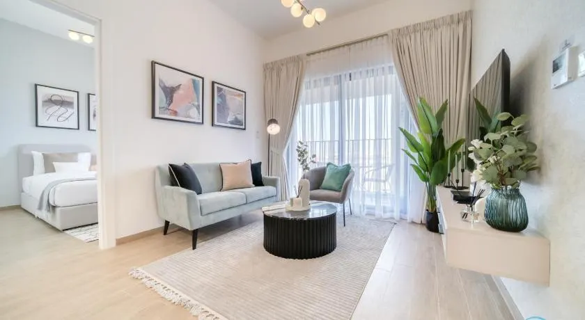 Serene 2BR at The Nook Wasl Gate Jebel Ali by Deluxe Holiday Homes - Image 1