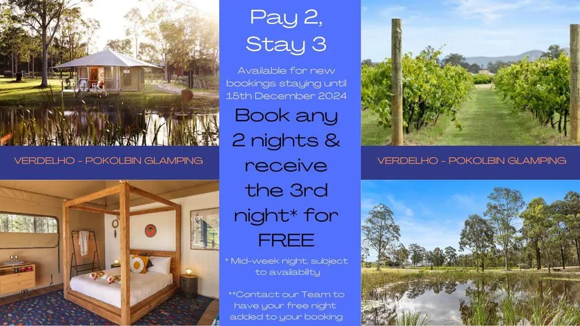 Pokolbin Glamping - Sleeps 6 Across 3 Eco-Friendly Glamping Tents - Image 1