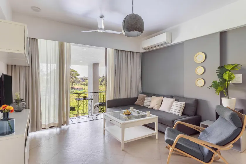 Plush 1BHK , with the most serene view in Candolim - Image 1