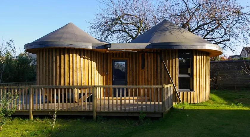 Fun holiday lodges in historic walled garden near Falkirk, Heart of Scotland Holidays - Image 1