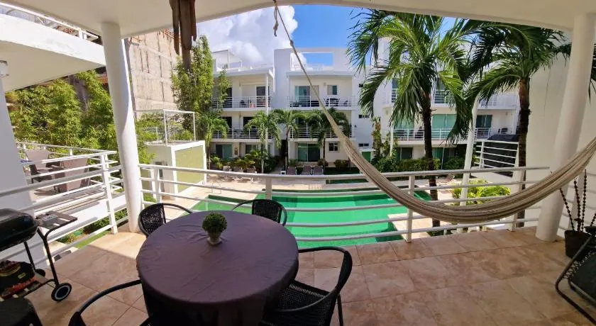 Poolside tranquil apartment in Playa del Carmen - Image 1
