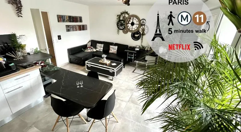 Paris I 77m Cosy luxe I Near by subway 11 & airport - Image 1