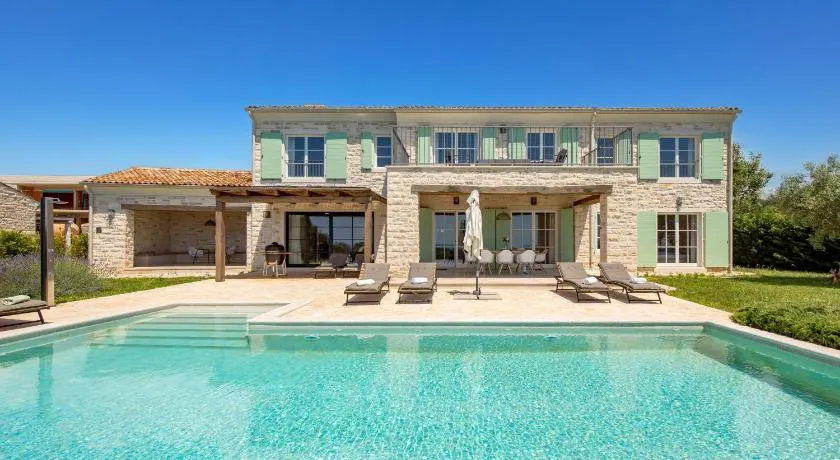 Villa Zelena with Panoramic Seaview and big Pool - Image 1