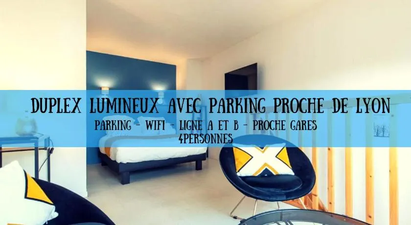 Duplex coquet avec PARKING proche centre-ville de Lyon - Image 1