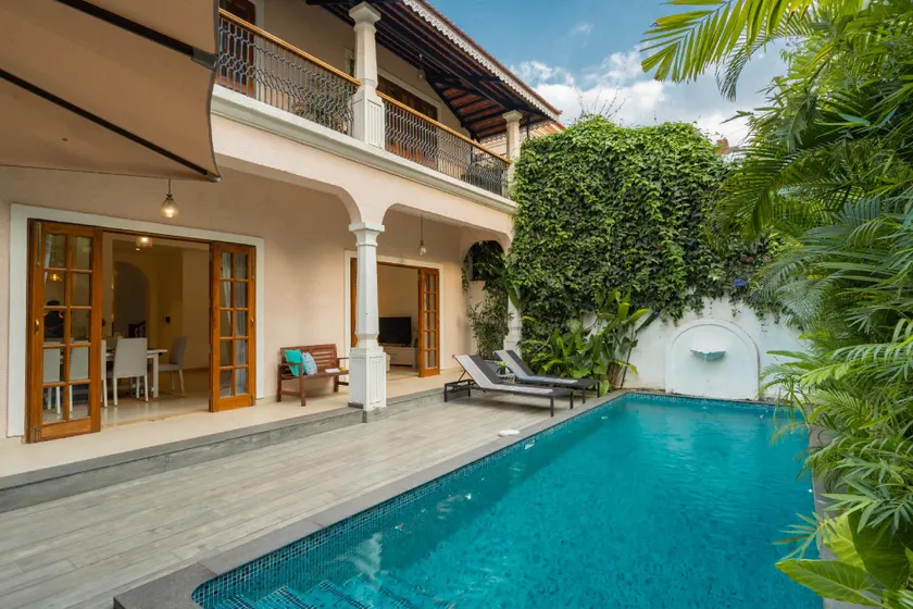 ELIVAAS Signature 4 BHK with Pvt Pool in Arpora - Lumin - Image 1