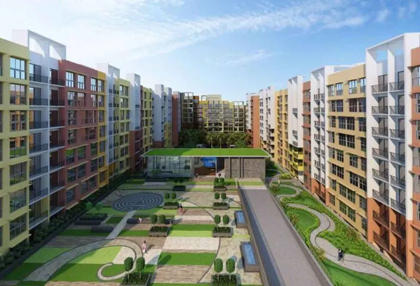 Tata Housing -Garden & pool view-6KM from Airport - Image 1