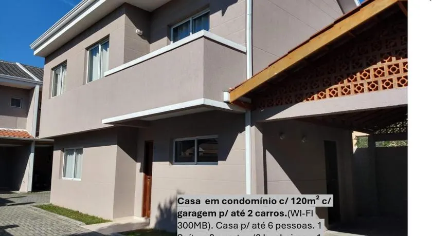 Casa Curitiba 120m² (1 Suíte e 2 Quartos) com garagem em condomínio - Image 1