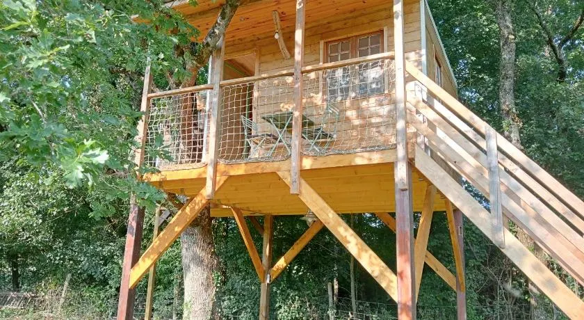 cabane perchée et le chêne - Image 1