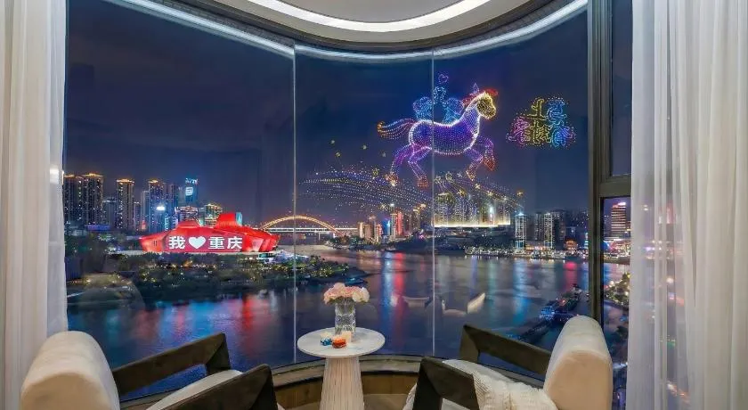 Baihong Drone Show River Merge View Suite -Hongyacave - Image 1