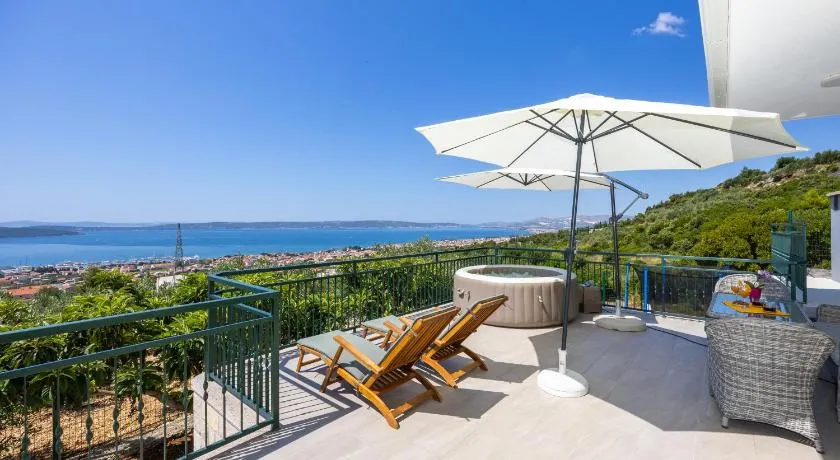 Private Villa Golden Hour with a view of Split area - Image 1
