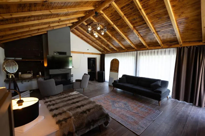Eymir Bodrum Concept Bungalow Hot Pool Fireplace - Image 1