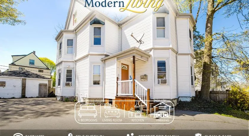 Bright 4BR Boston Summer Apt - Pet-Friendly - Near I-93 & Red Line 37-2 - Image 1