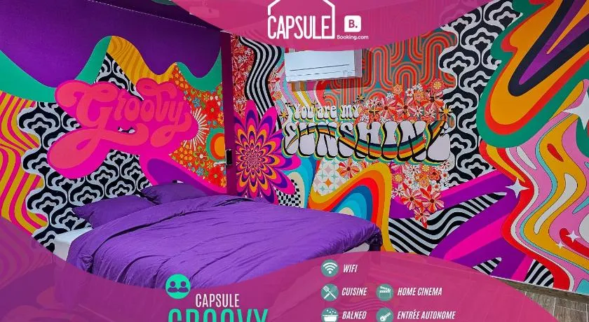 Capsule Groovy-Jacuzzi-Sauna-Billard-Netflix- Nintendo Switch & Jeux - Image 1