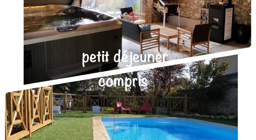 Le Grand Cèdre Spa et sauna intérieur piscine - Image 1
