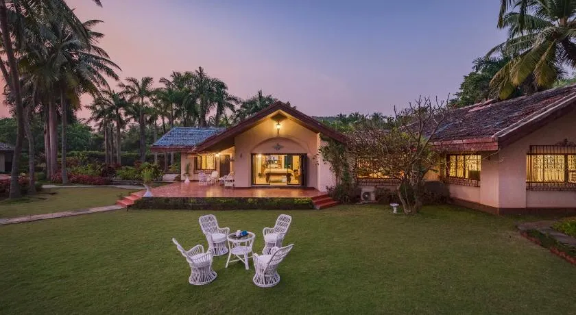 SaffronStays Sea Sparkle - 4BR beachfront villa with lawn, deck & gazebo near Kashid-Murud beach - Image 1