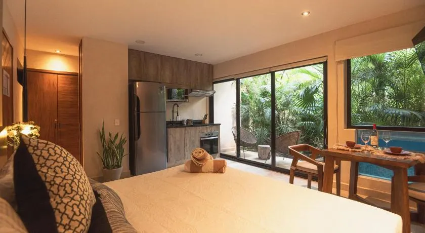 Cacao Tulum - Studio with Exterior Plunge Pool Washer & Dryer - Image 1