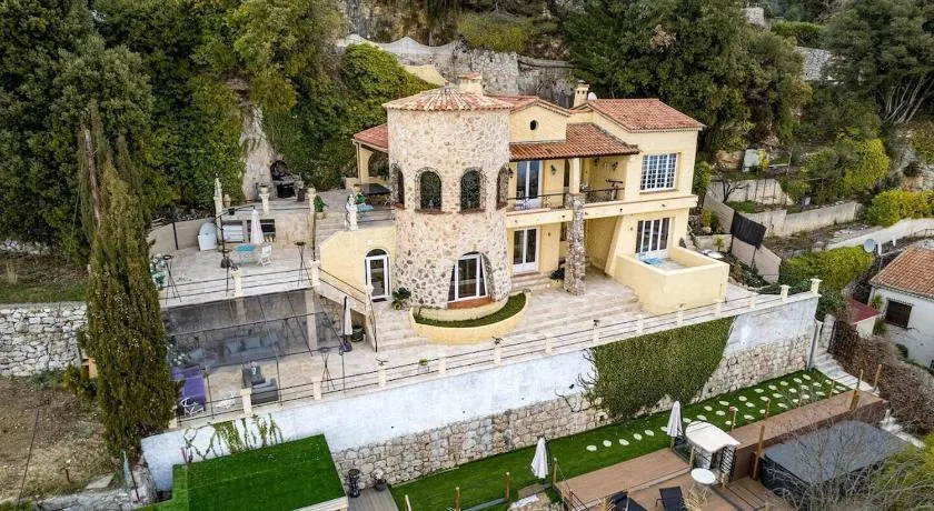 Monaco Castle Villa with Pool and Skyview of French Riviera - Image 1