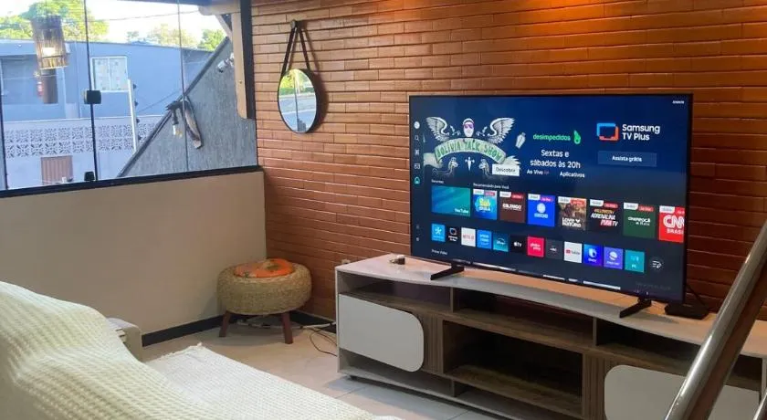 50 metros da praia,Ar condicionado na sala de estar e suíte, Área Gourmet - Image 1