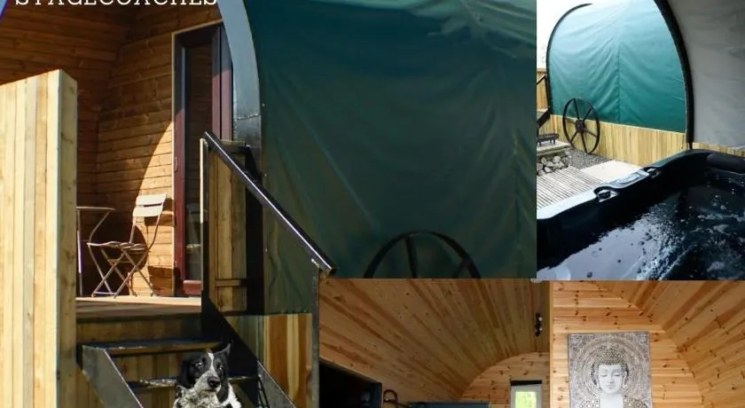 Dog Friendly Stagecoach Glamping Pod with Hot Tub - Image 1