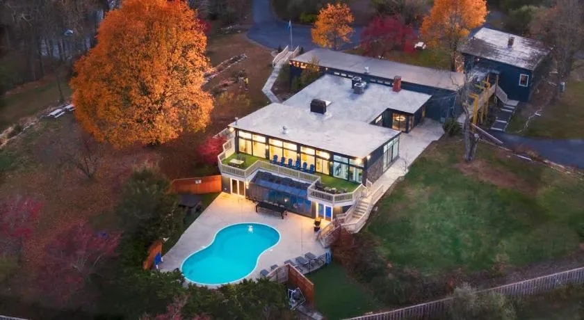 10K sqft Estate 2 Pools Pond Games Sauna Hot Tub - Image 1