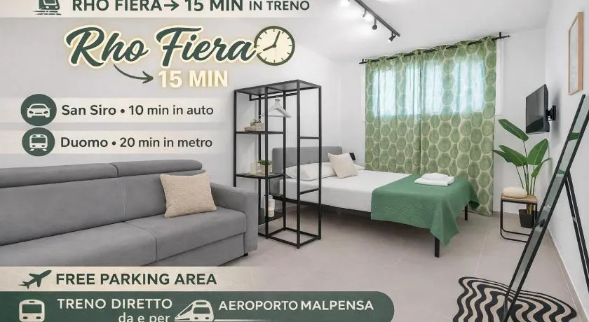 Room 12 MILANO -Near Train Station -15 min Rho Fiera-Duomo-Malpensa - Image 1