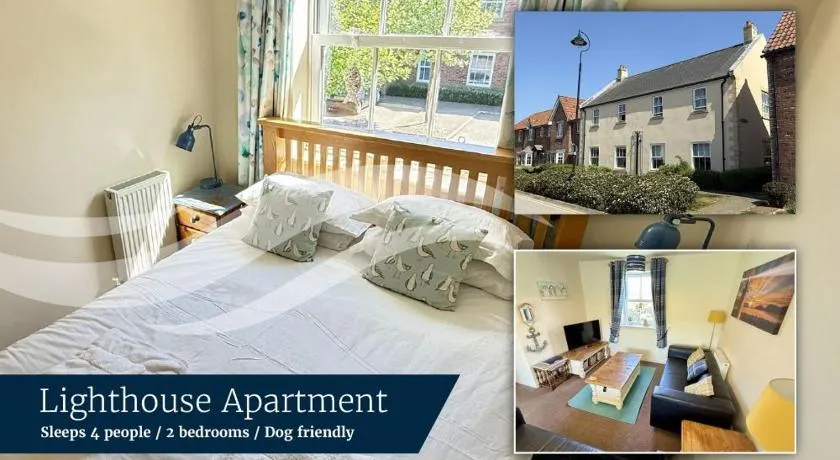Lighthouse Apartment - Part of the The Bay Filey Holiday Village with pool, gym and direct beach access, pub, restaurant, tennis and meadows walks - Image 1