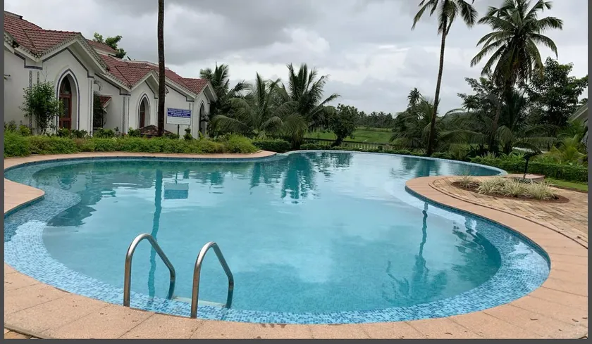 Riviera palms phase 1, luxury apartment ,with swimming pool view Arpora - near baga beach flat no 123 - Image 1