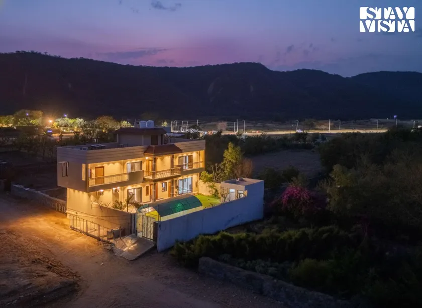 StayVista at The Binclave with Jacuzzi, Pvt Indoor Pool, Bar & Projector - Image 1