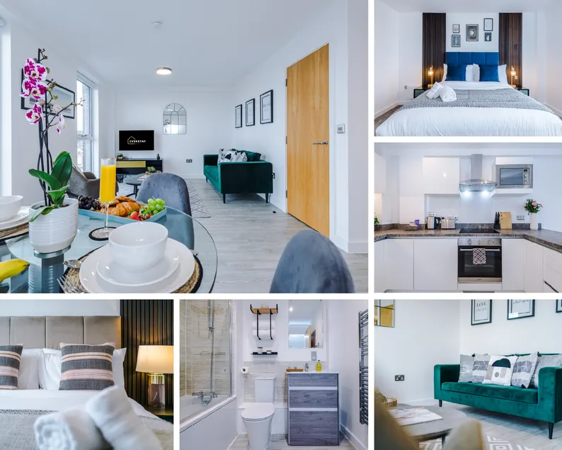 2-Bed Modern Salford Apartment - Near City Centre - Image 1