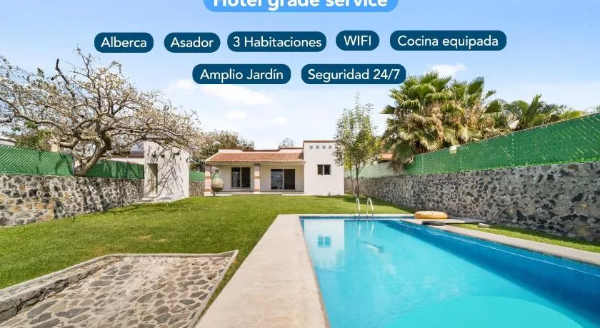 3BR Casa familiar con alberca y asador en Oaxtepec - Image 1
