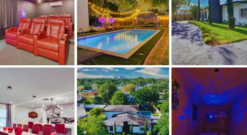 Flamingo House with Cinema, Pool & Chill Area - Image 1