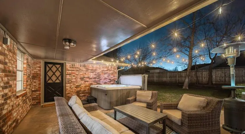 Luxury 4BR OKC Retreat w Hot Tub & Pool Table - Image 1